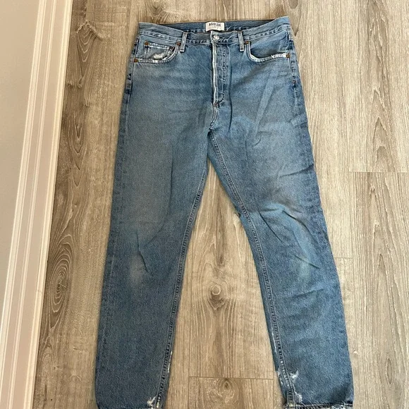 Agolde Fen straight leg high rise jean - Picture 2 of 7